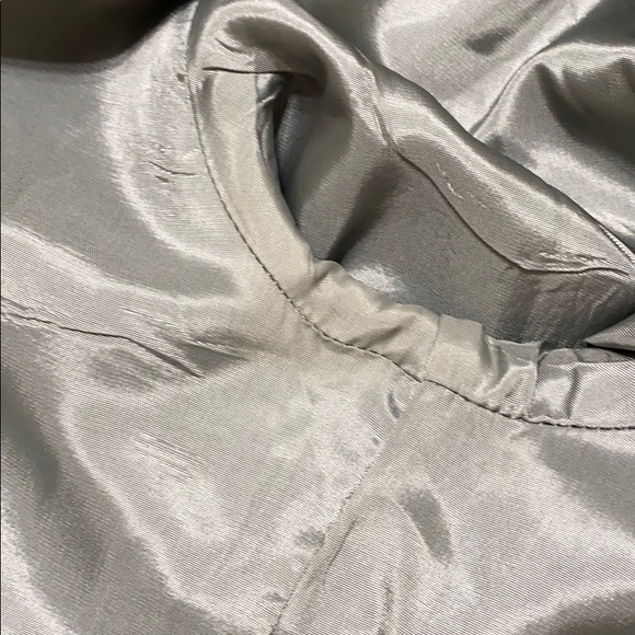 Vintage 90s Herringbone Wool Navy Gray Blazer - Picture 13 of 13